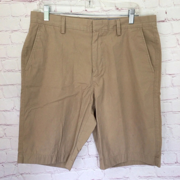 J. Crew Rivington Khaki Shorts - Size 33 - Picture 1 of 7